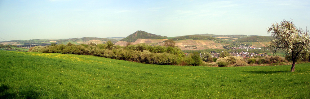 Die Landskrone mit Lohrsdorf und Green