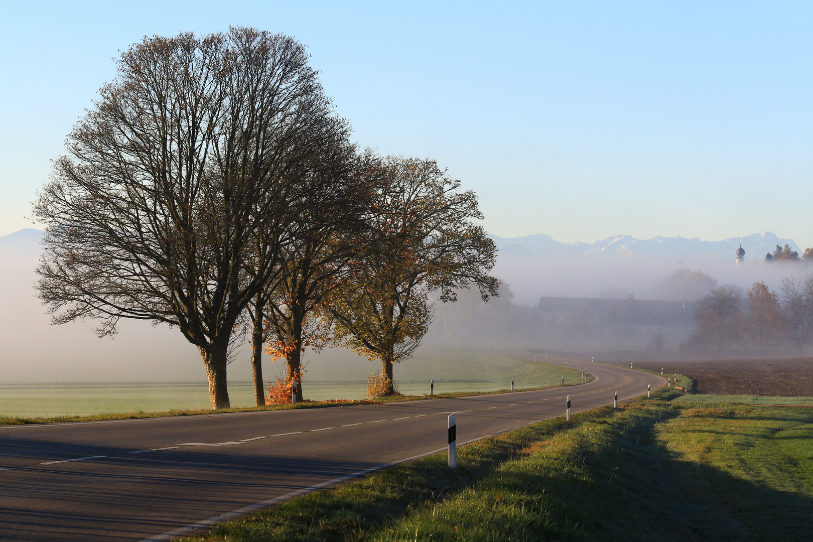 Die Landstraße...