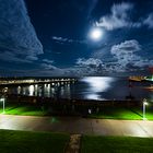 Die Landungsbrücke auf Helgoland...