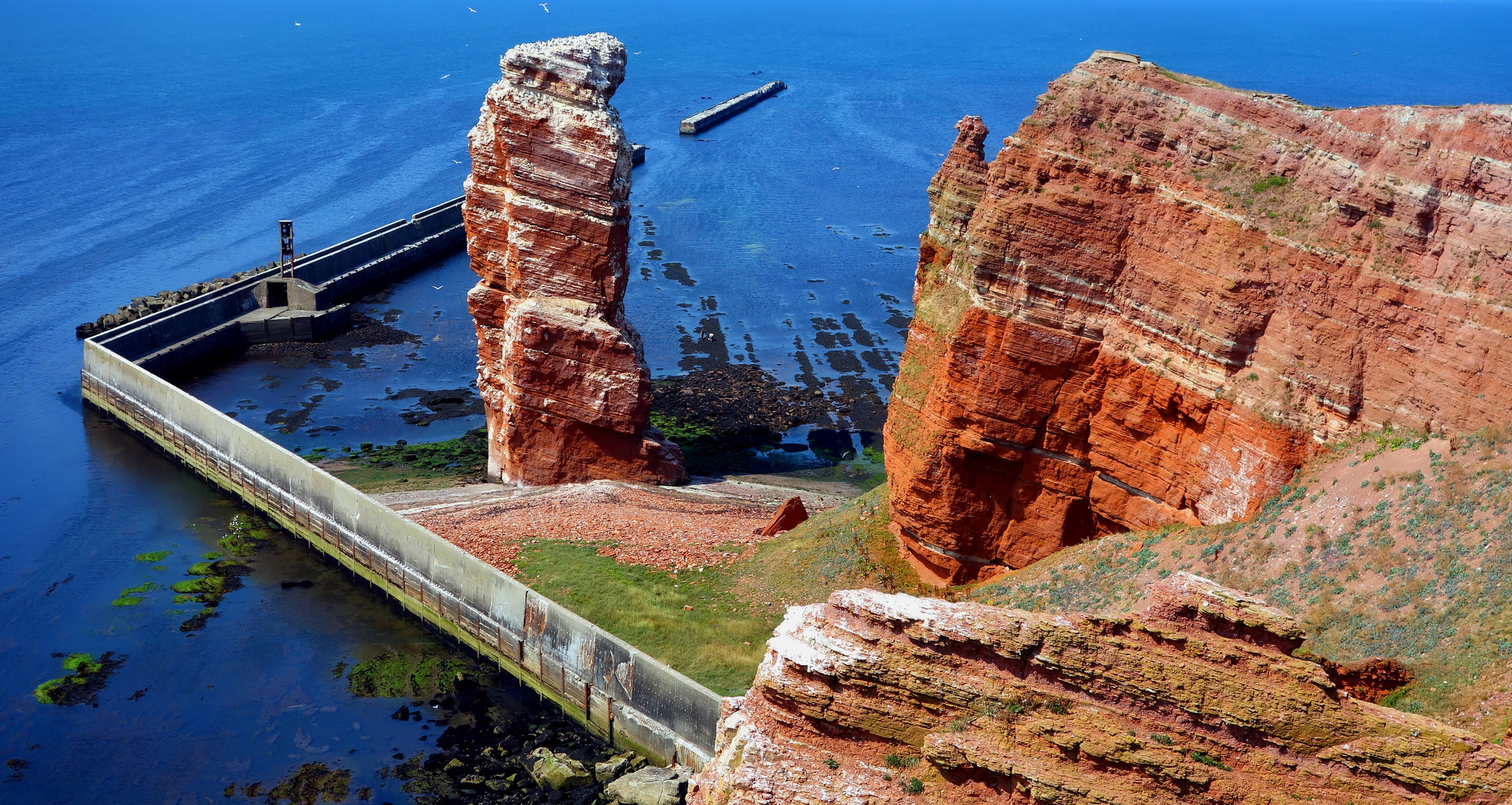 Die LANGE ANNA auf Helgoland