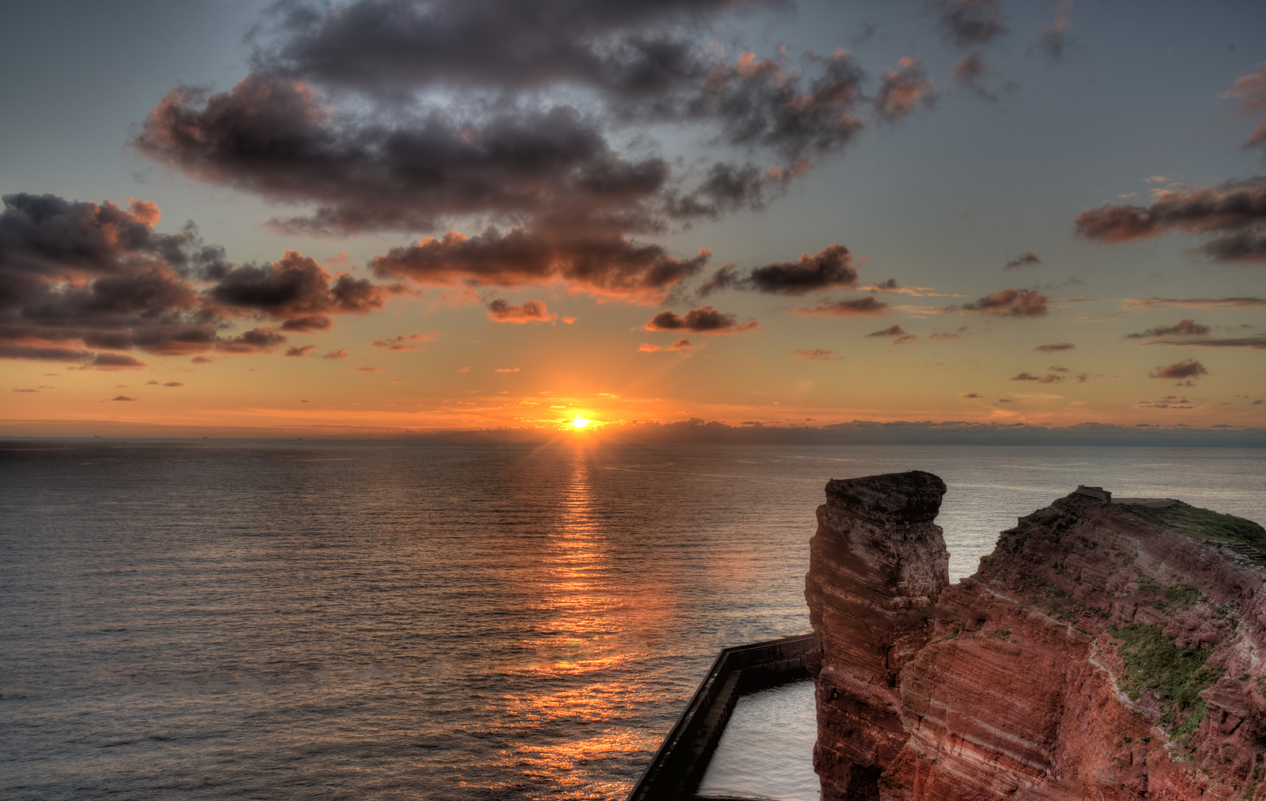 Die Lange Anna bei Sonnenuntergang 2