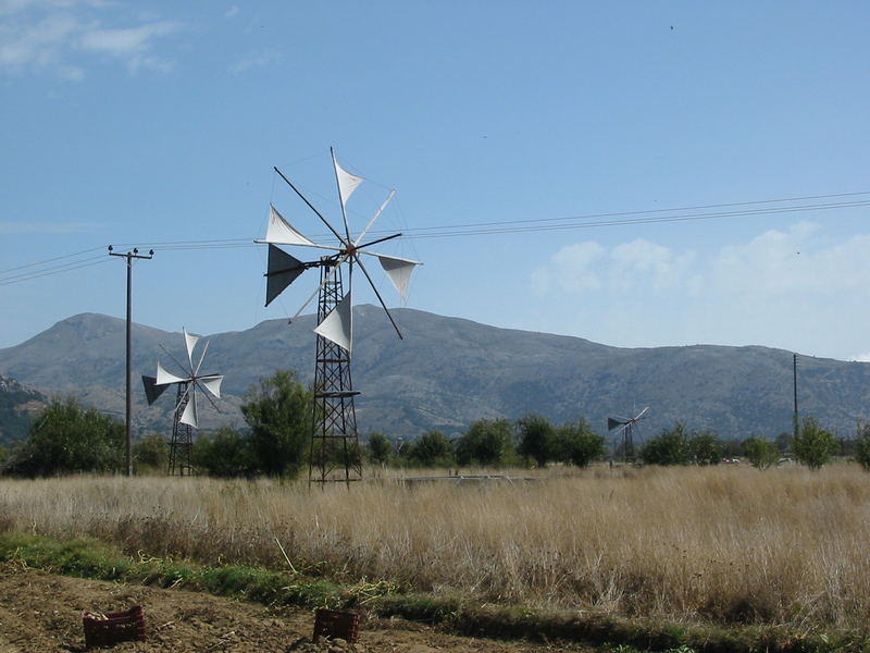 Die Lasithi Hochebene auf Kreta...