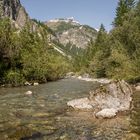 Die Lech im Lechtal in Österreich