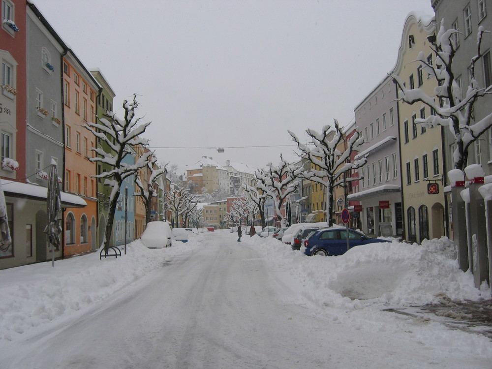 Die Ledererzeile in Wasserburg am Inn