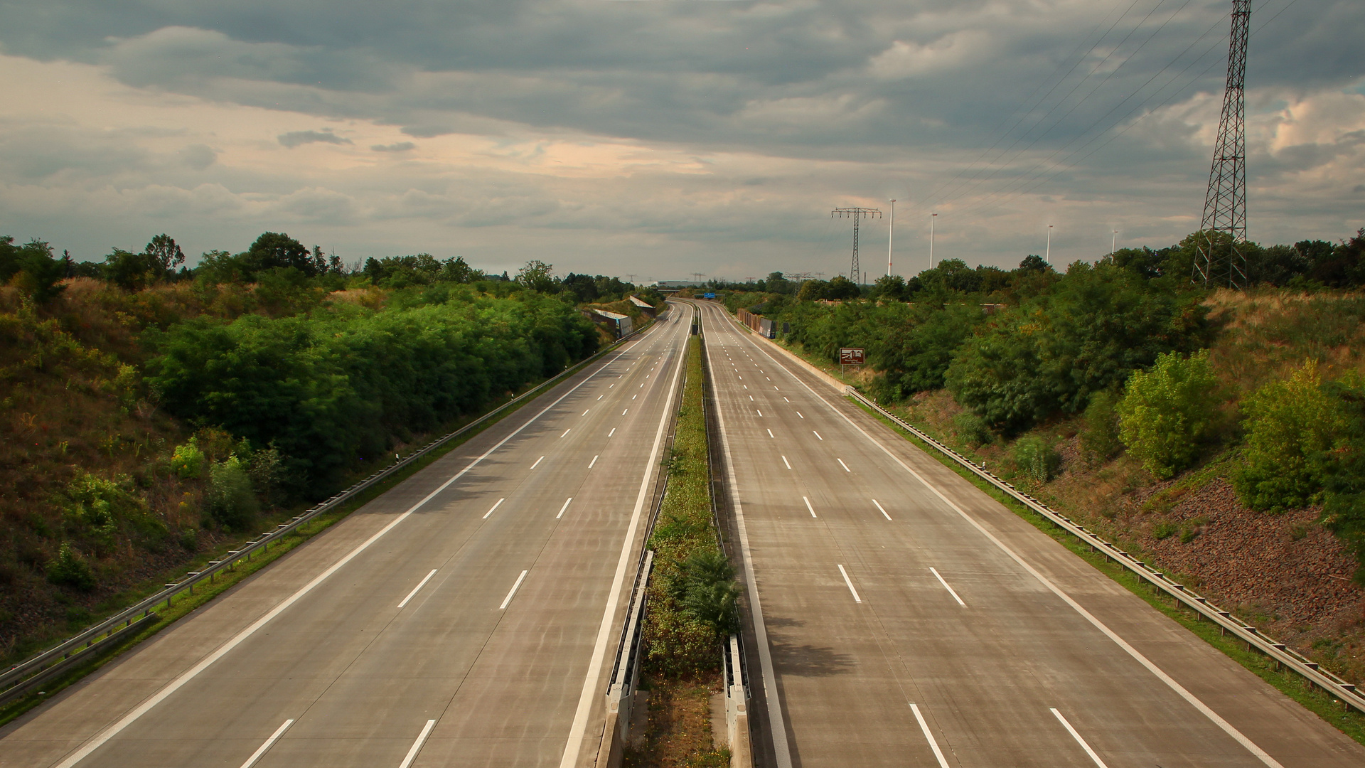 die leergefegte A14