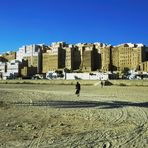 Die Lehm Hochhäuser im Wadi Hadramaut im Yemen.