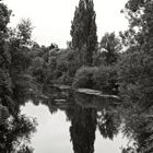 die Leine auf Höhe Maschsee, Hannover 