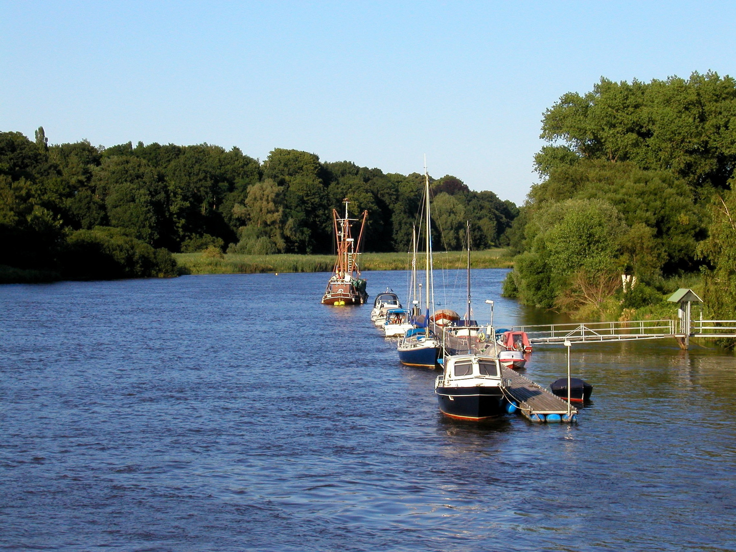 Die LESUM in Bremen-Nord