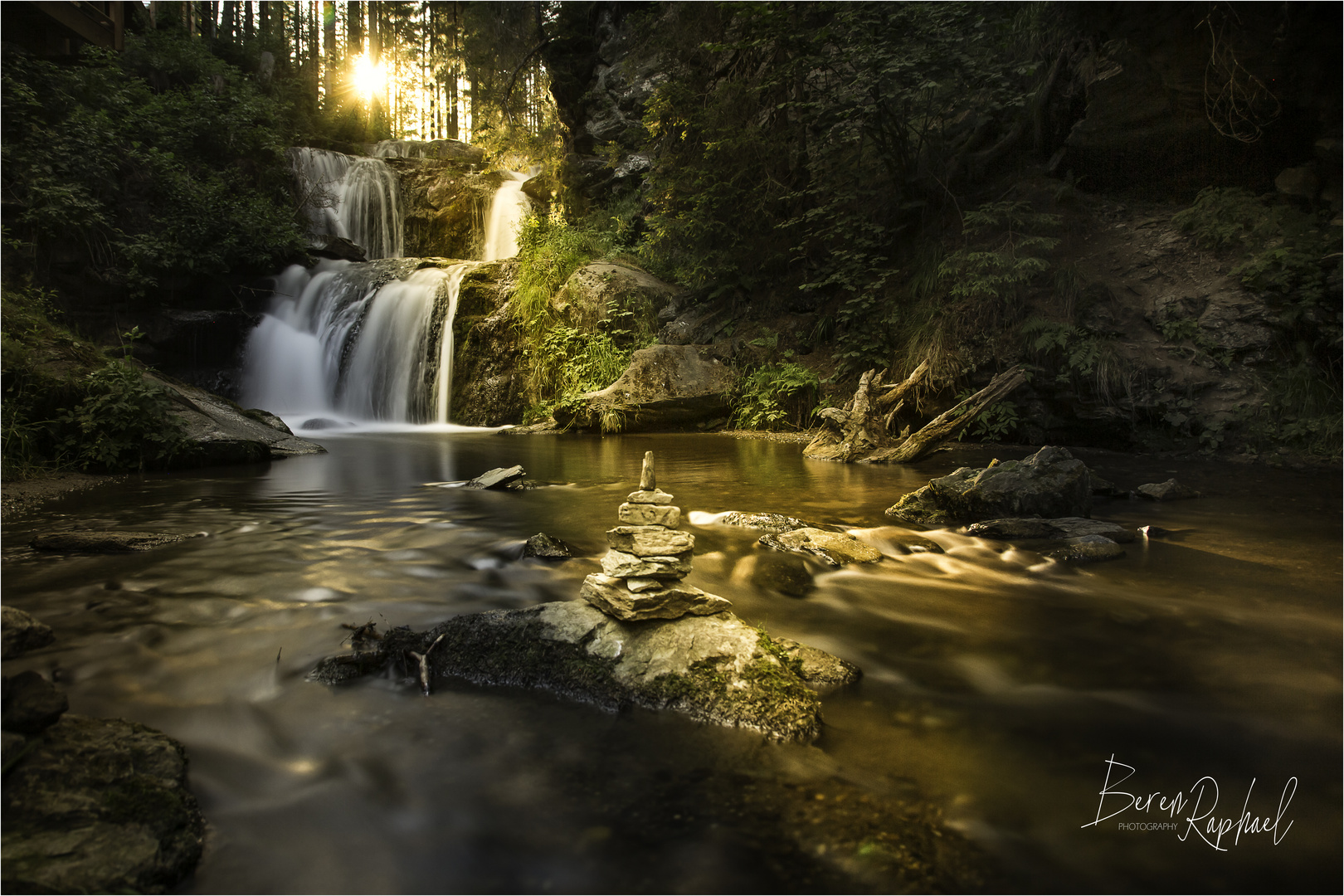 Die letzden Sonnenstrahlen in der Graggerschlucht 