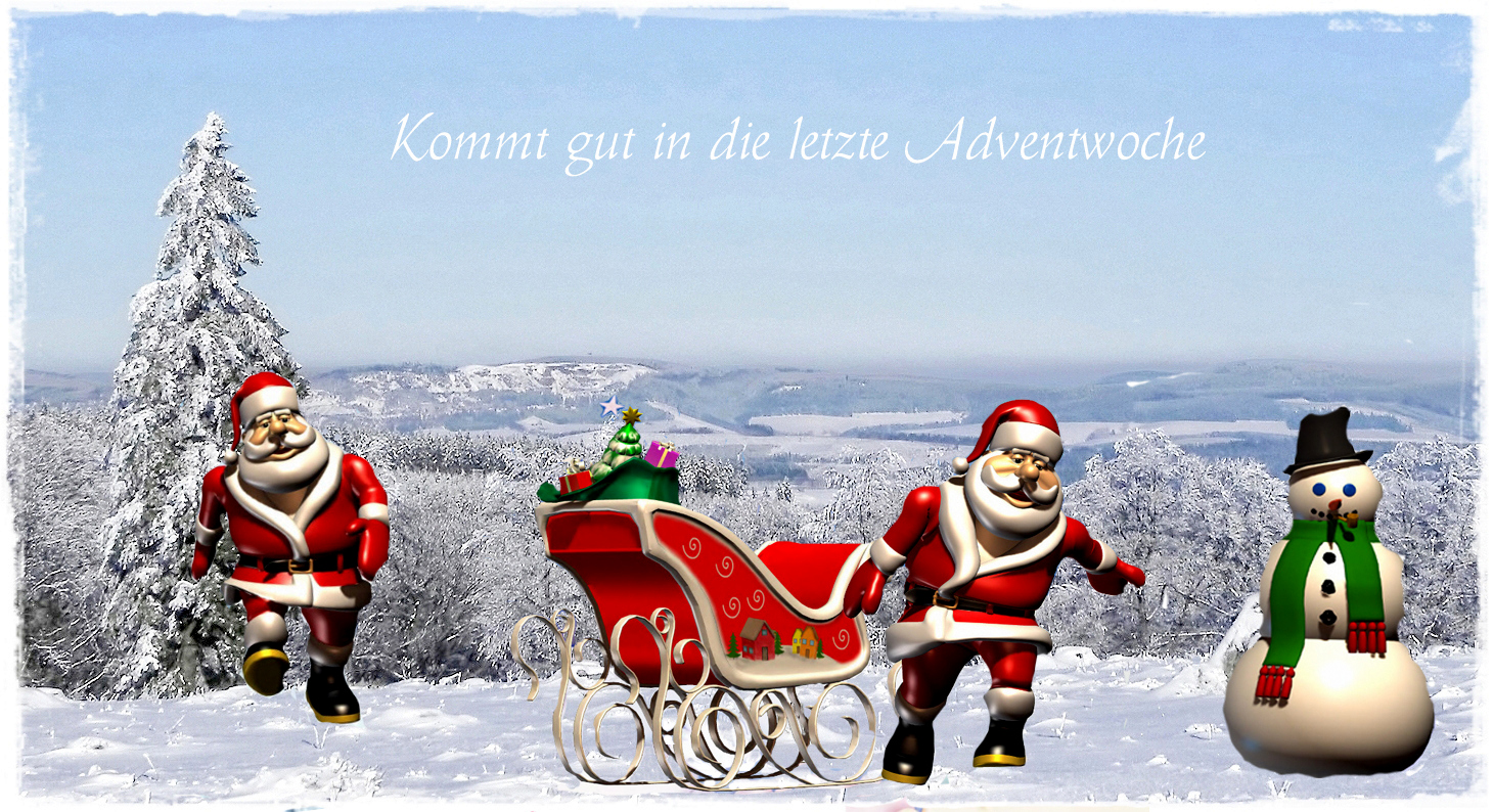 Die letzte Adventwoche