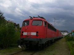 Die letzte Fahrt hinter sich und auf die Verschrottung wartend