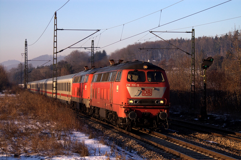 Die letzte orientrote 218