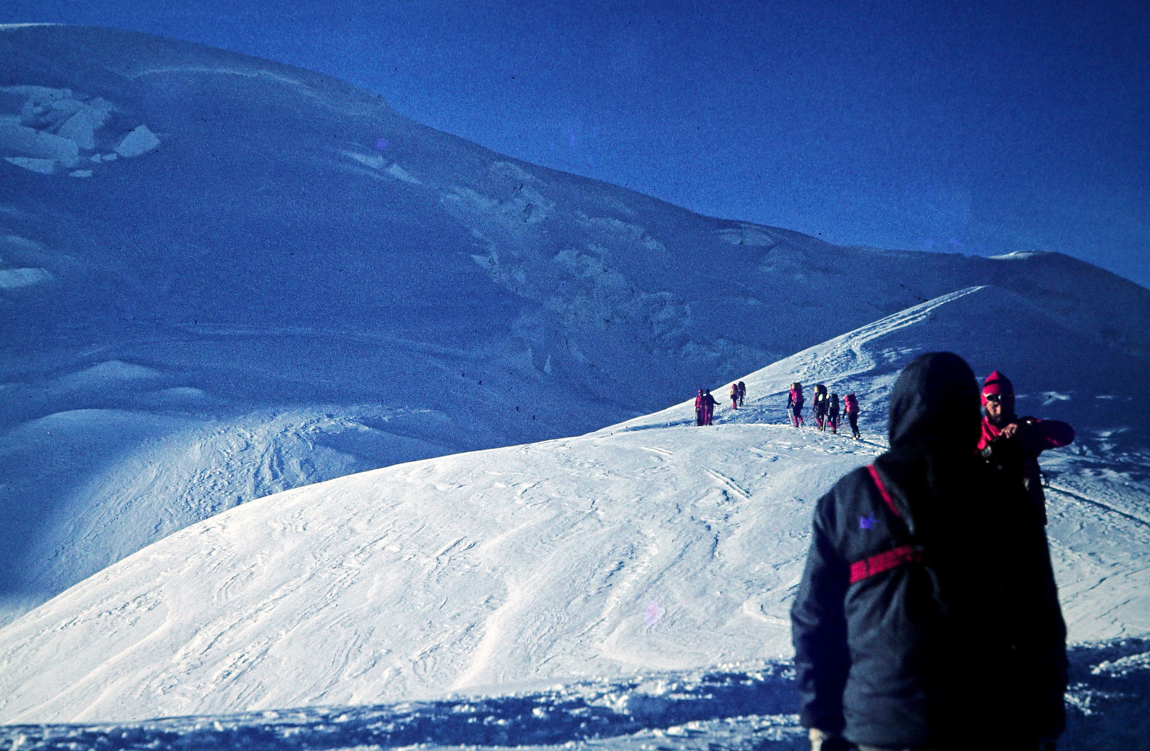 Die letzten 400 m am Mont Blanc