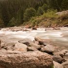 Die letzten Ausläufer des Krimmler Wasserfalls