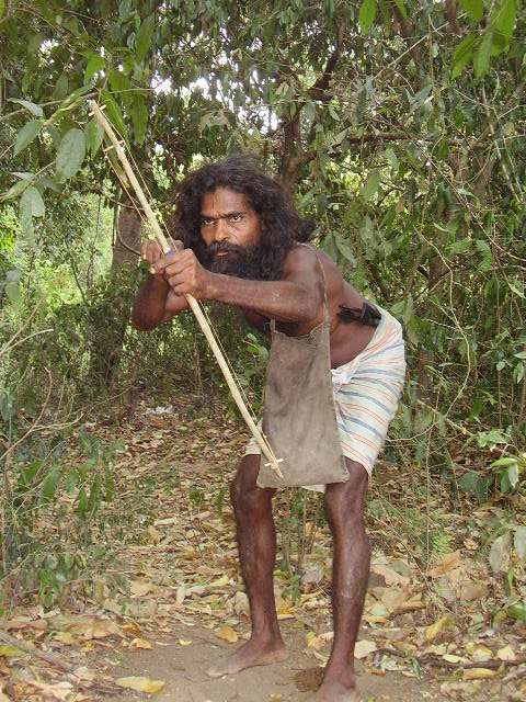 die letzten Eingeborenen in Sri Lanka