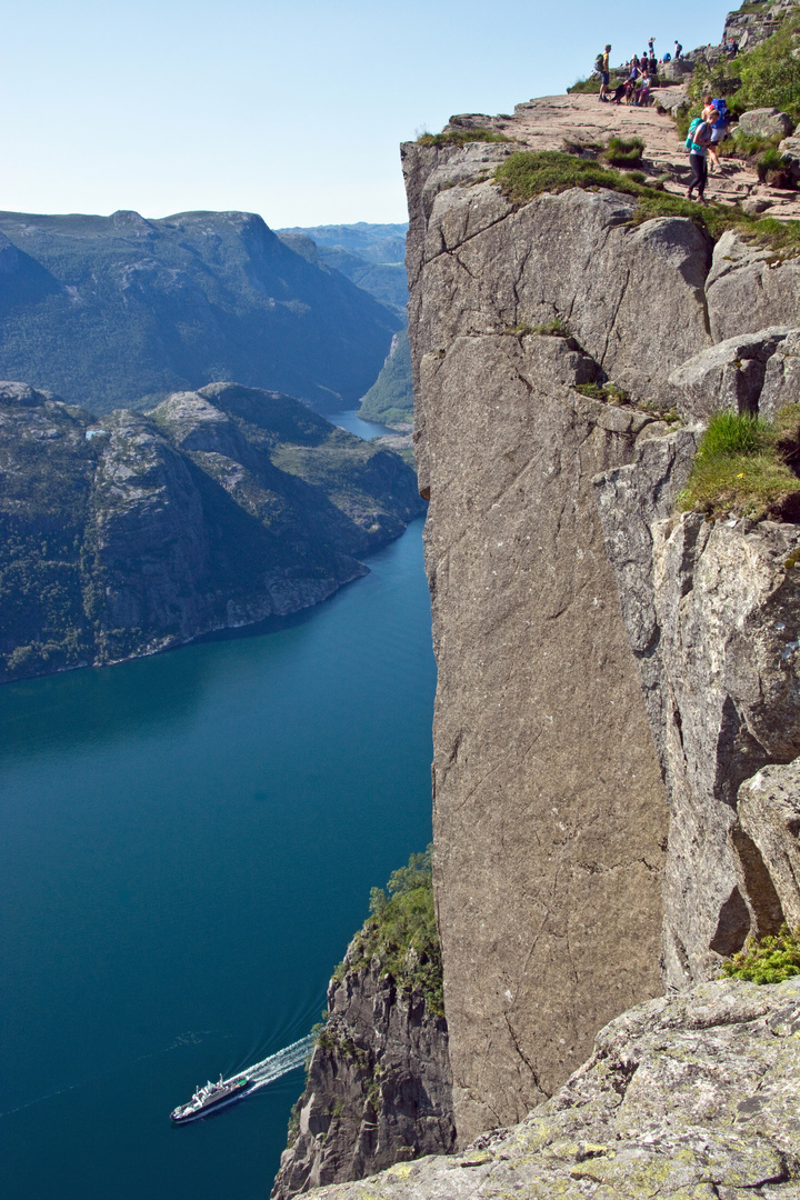 Die letzten Meter vor dem Preikestolen