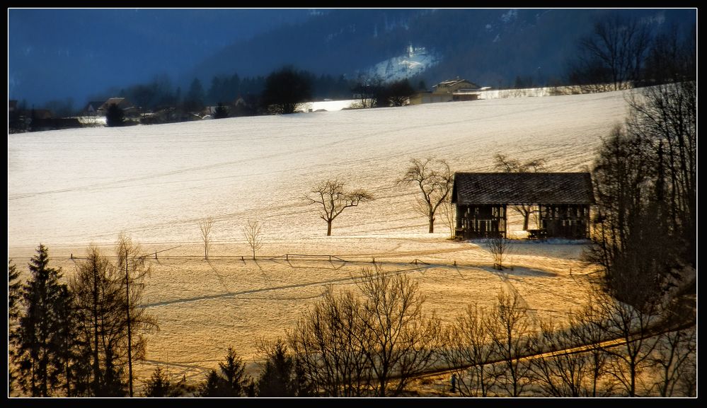 Die letzten Schneeflächen