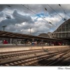 Die letzten Sekunden vor dem Regen im Bremer Bahnhof 3