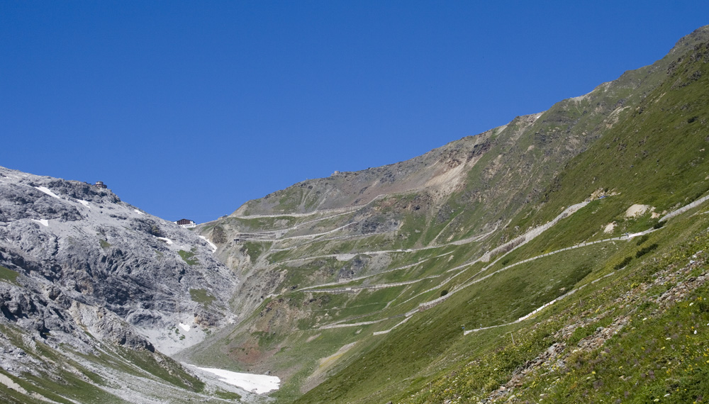 Die letzten Serpentienen zum Stilfserjoch