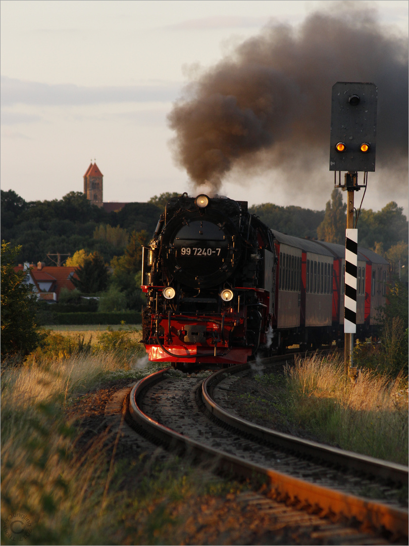 Die letzten Sonnenstrahlen...