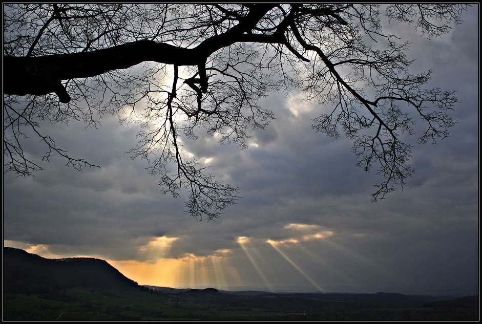 Die letzten Sonnenstrahlen...