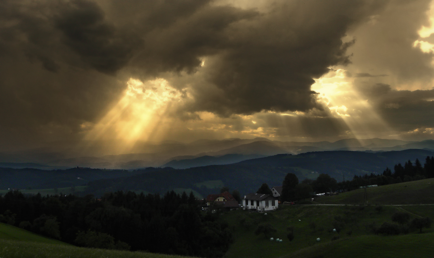 Die letzten Sonnenstrahlen