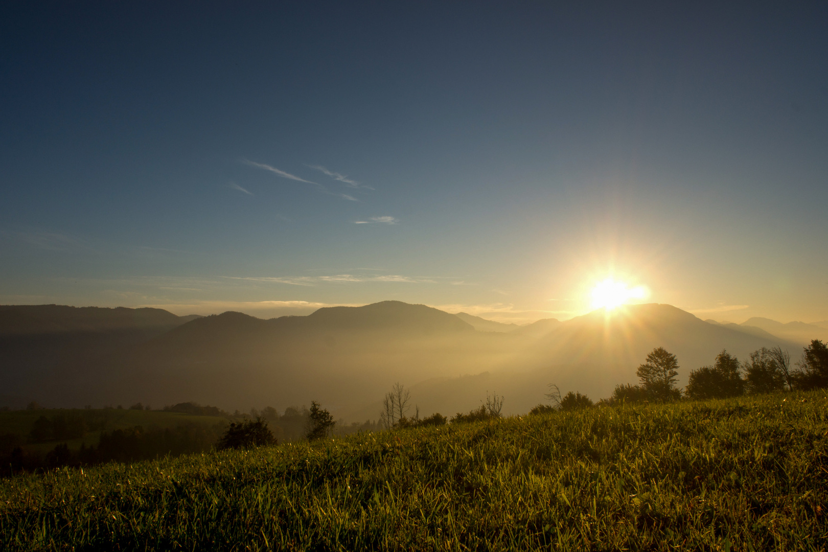 Die letzten Sonnenstrahlen