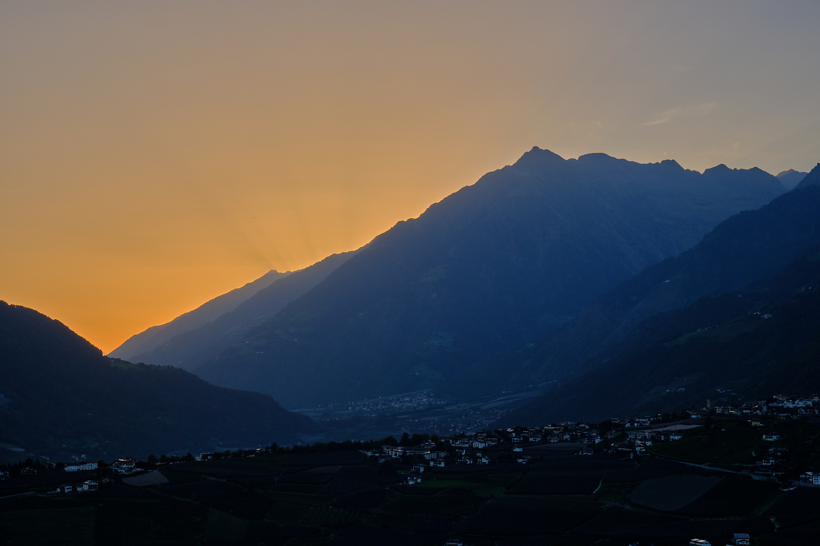 Die letzten Sonnenstrahlen