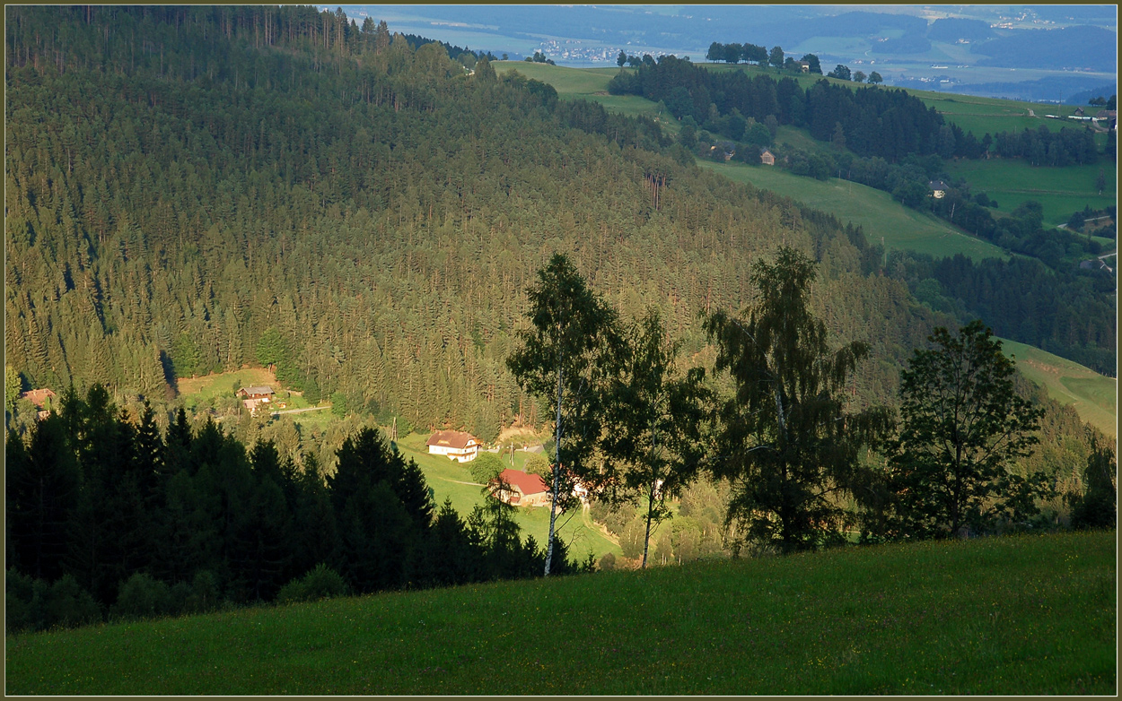 Die letzten Sonnenstrahlen am Abend