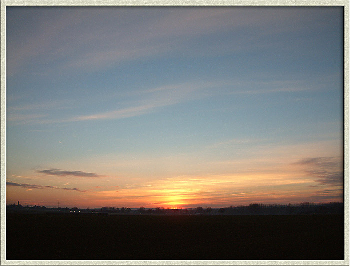 Die letzten Sonnenstrahlen am Tag von Photo Tom