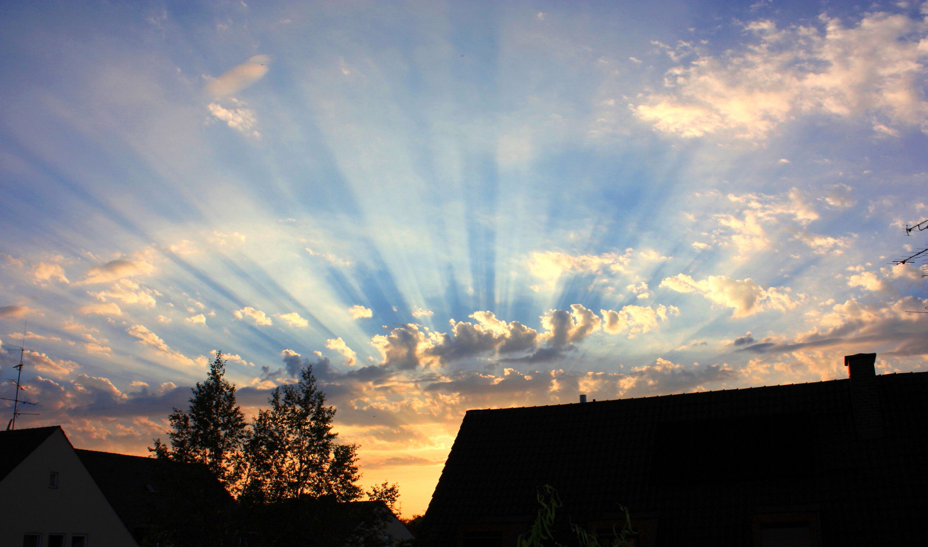 Die letzten Sonnenstrahlen