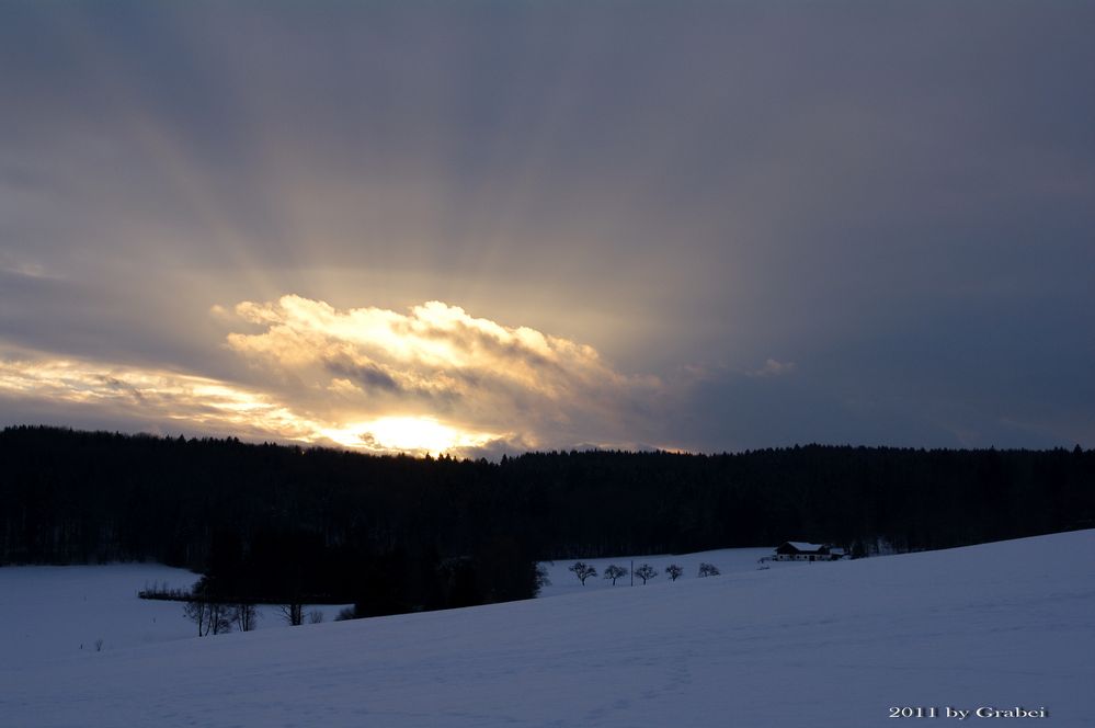 Die letzten Sonnenstrahlen