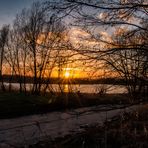 Die letzten Sonnenstrahlen im Niemandsland.