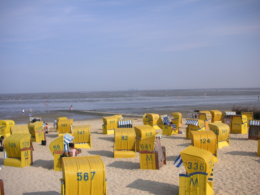 Die letzten Sonnenstrahlen in Cuxhaven