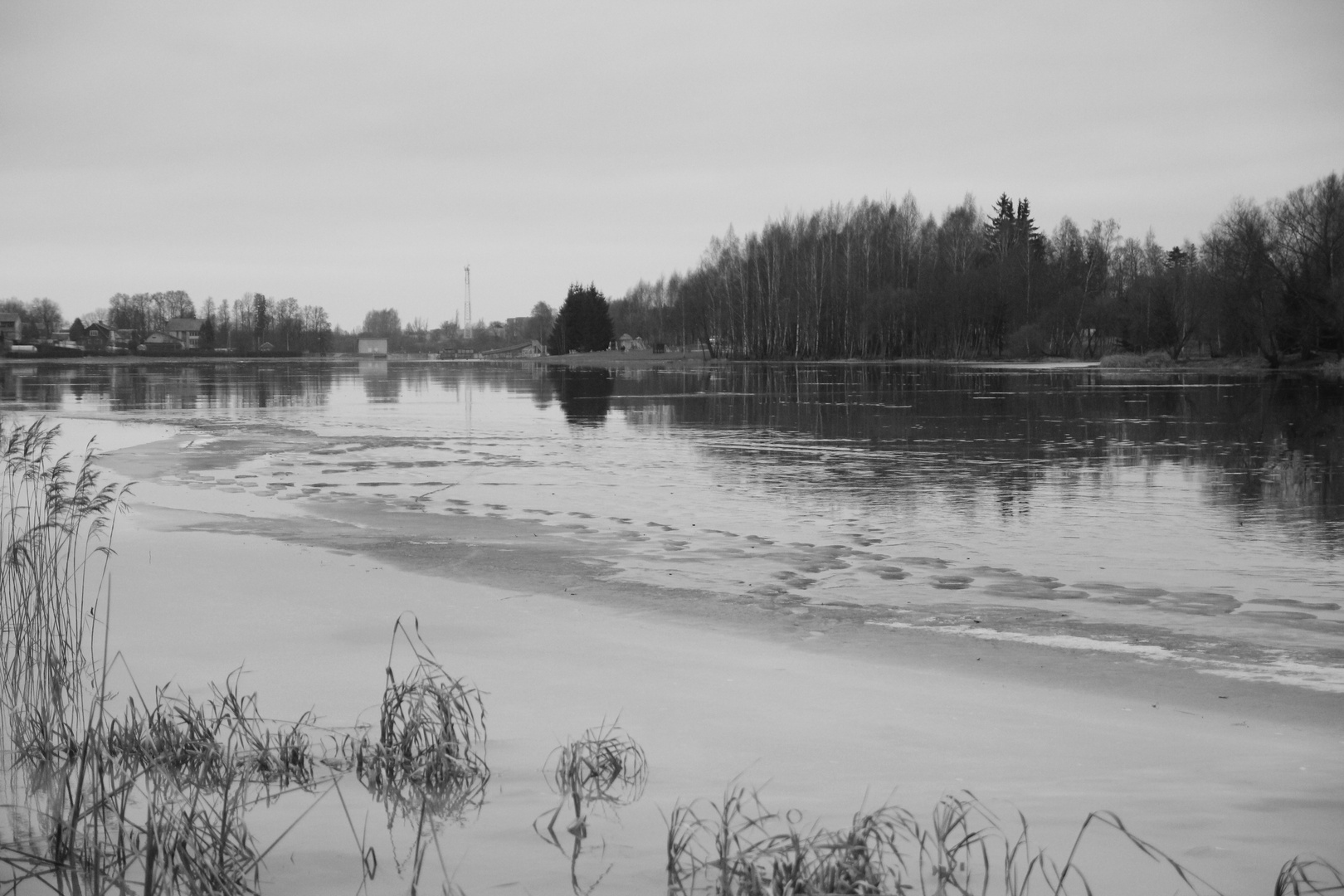 Die letzten Spuren des Winters...