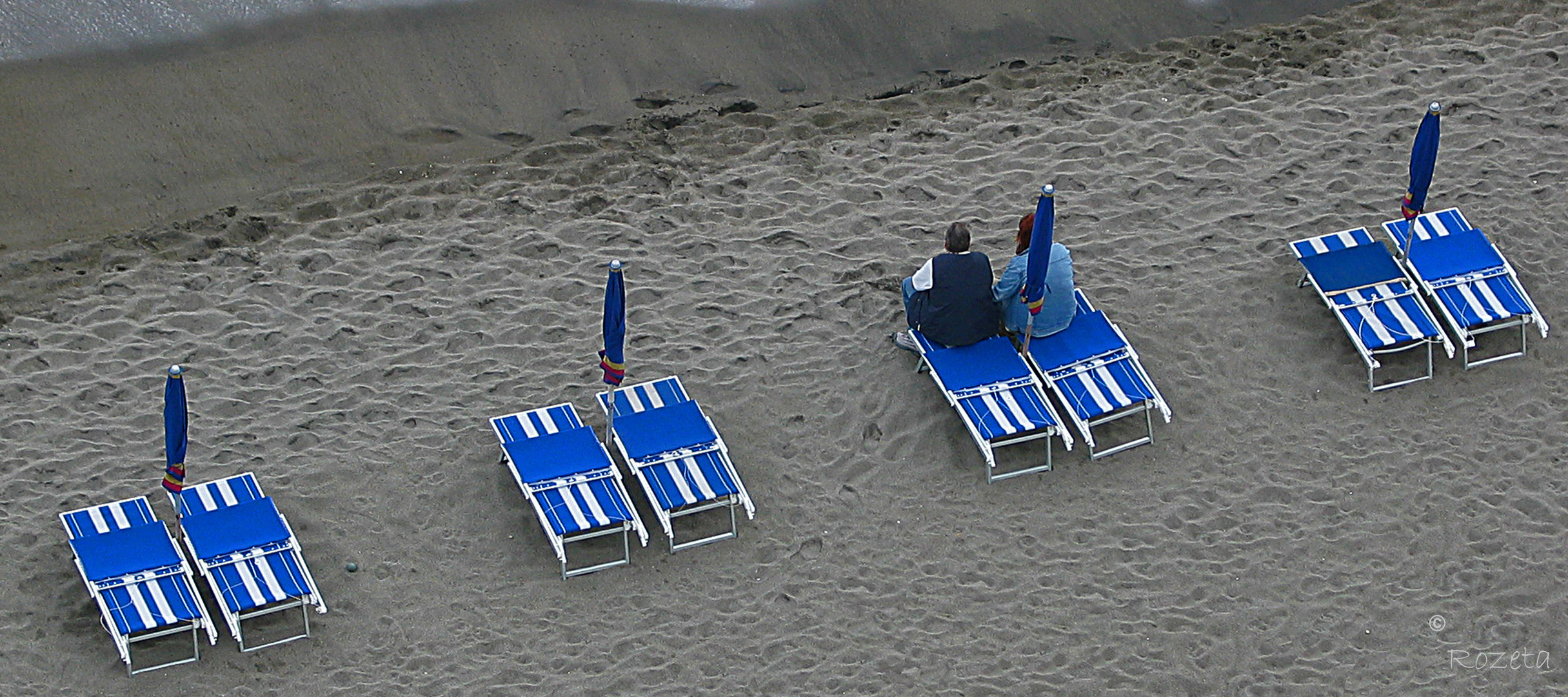 die letzten Stunden am Strand