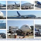 Die letzten Tests des A-380 auf Fraport