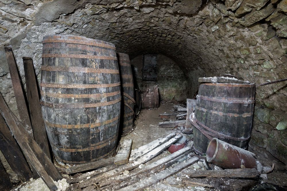 die letzten Weinreserven...