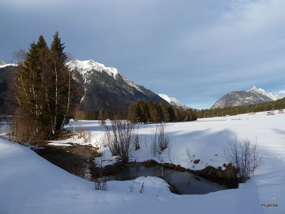 Die Leutasch im Winter