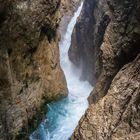 Die Leutaschklamm zwischen Mittenwald und Leutasch