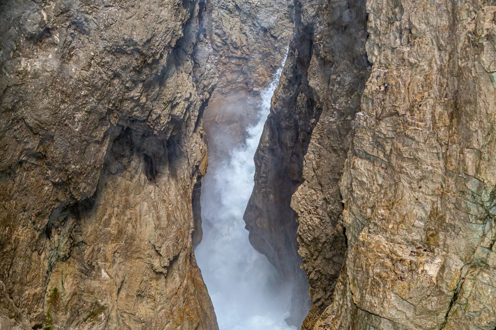 Die Leutaschklamm zwischen Mittenwald und Leutasch