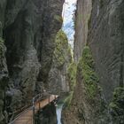 Die Leutaschklamm zwischen Mittenwald und Leutasch