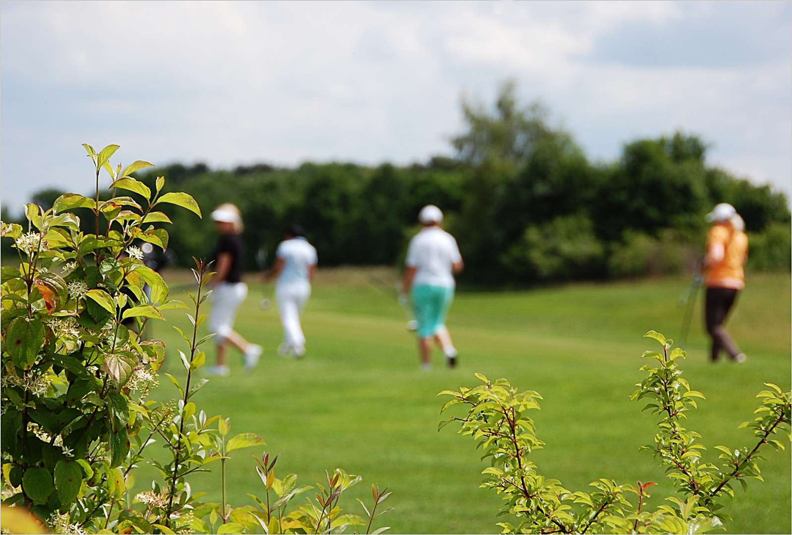 die Leute auf´m Golfplatz