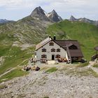 Die Leutkircher Hütte in traumhafter Landschaft