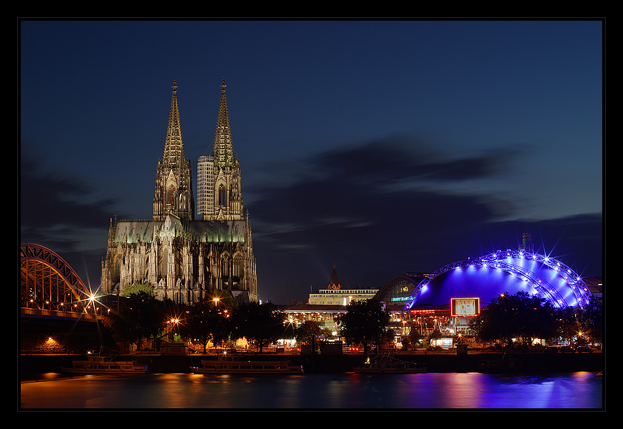 die Lichter am Kölner Dom