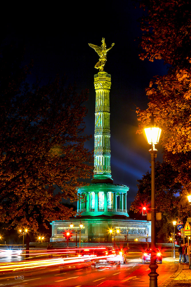 Die Lichter an der Säule