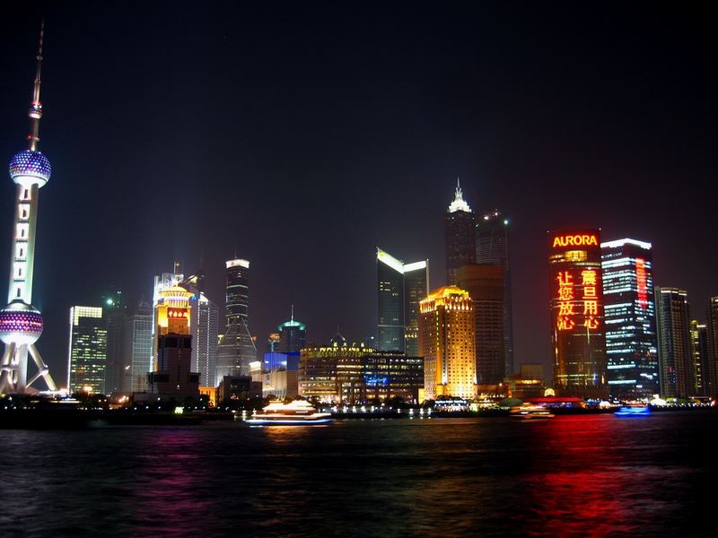 die Lichter des Wachstums und der neuen Macht - Shanghai & China