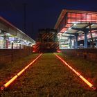 Die Lichtinstallation – Museumsbahnsteig Oberhausen III