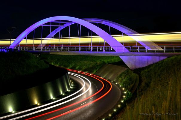 Die Lichtspur.......