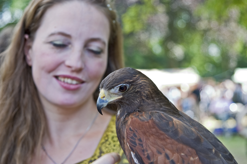 Die Liebe zum Tier spricht aus ihrem Blick